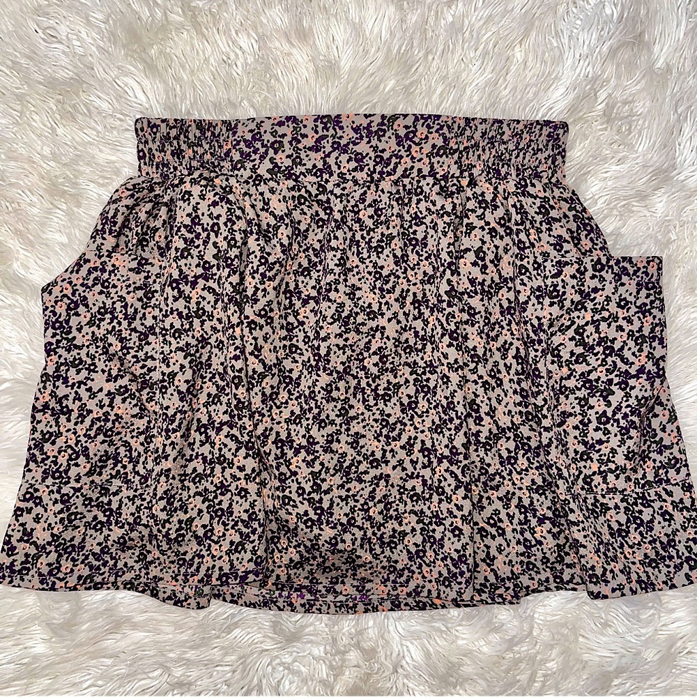 Anthropologie Sound & Matter Floral Skater Skirt